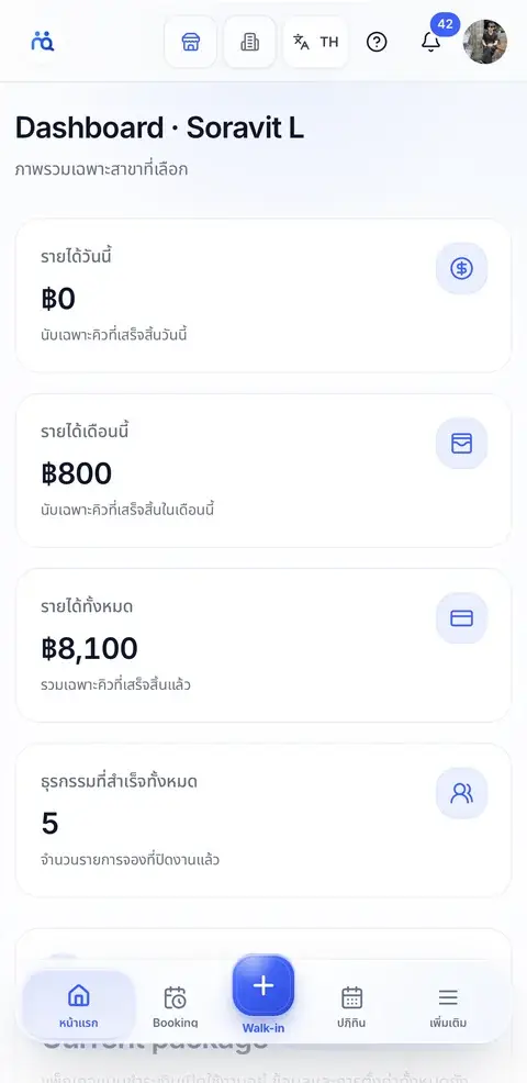 MeQueue — mobile website by T2ETECH