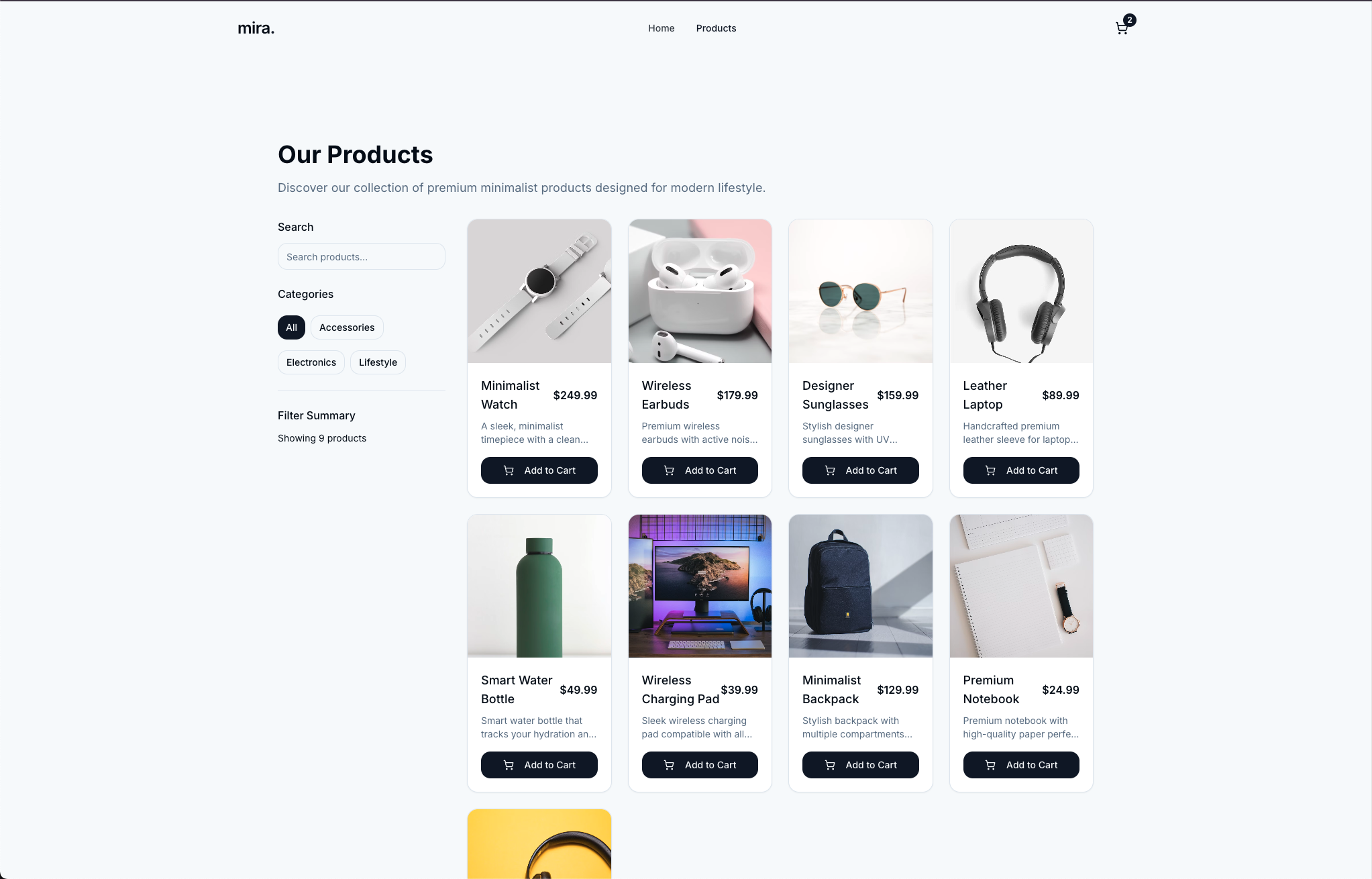 MiraEcom-Project